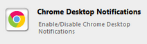 Chrome Desktop Notifications in Setup